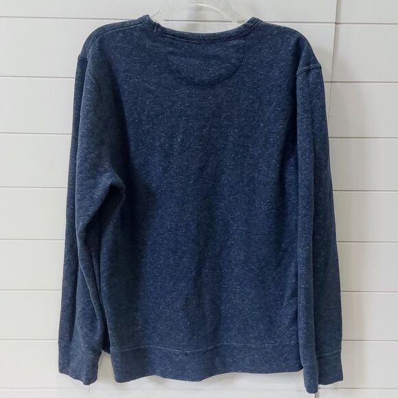 Fender Custom Shop Lucky Brand Men's Large Long Sleeve Pullover Sweater Blue - Picture 3 of 10